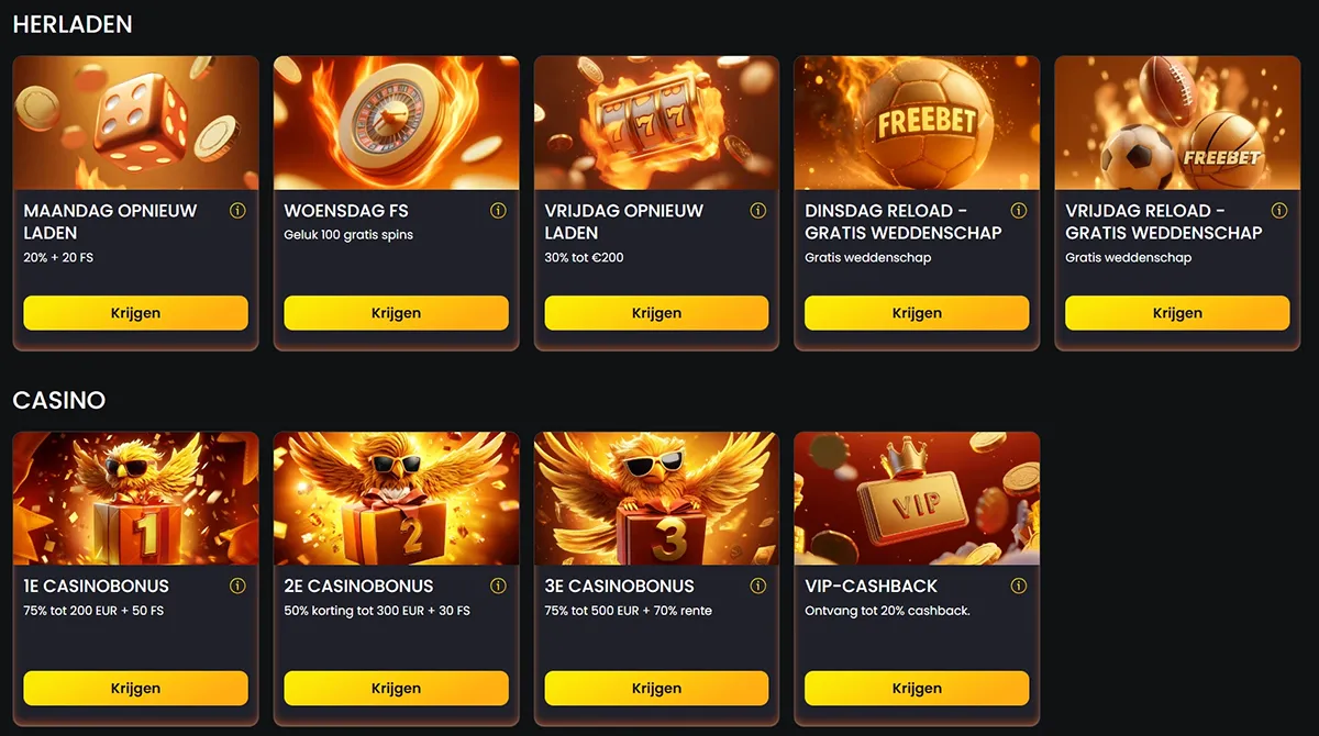 NixBet Casino Bonussen en Promoties